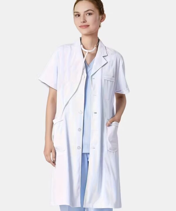 Blouse Médicale Femme à Manches Courtes