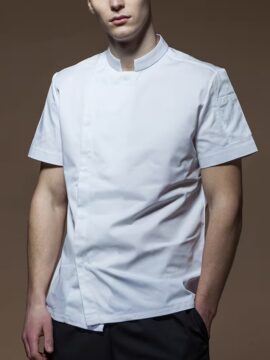 Uniforme de Cuisine d'Été à Manches Courtes pour Restaurant