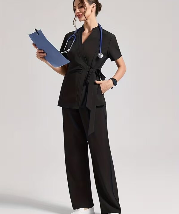 Uniforme Esthéticienne Femme col v