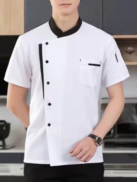 Uniforme de Chef Unisexe pour Cuisine et Hôtel